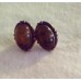 Sterling Silver Amber Post Earrings