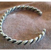 Sterling Silver Twist Bracelet 